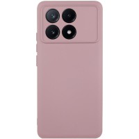 Чохол TPU GETMAN Liquid Silk Full Camera для Xiaomi Poco X6 Pro Рожевий / Pink Sand