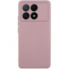 Чохол TPU GETMAN Liquid Silk Full Camera для Xiaomi Poco X6 Pro Рожевий / Pink Sand