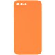 Silicone Case Square Full Camera Protective (AA) NOLOGO для Apple iPhone 7 plus / 8 plus (5.5") Помаранчевий / Papaya