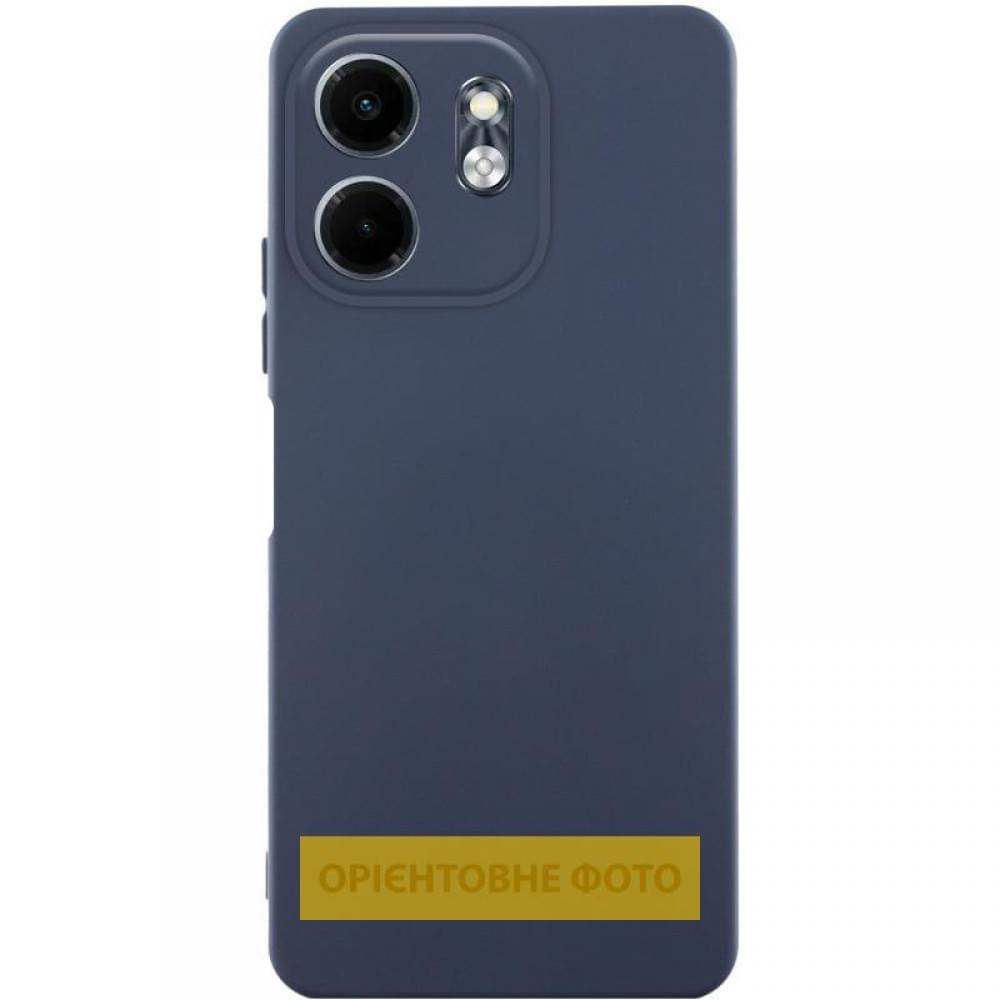 Чохол TPU GETMAN Liquid Silk Full Camera для Motorola Moto G55 5G Синій / Midnight Blue