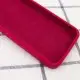 Чохол Silicone Case Square Full Camera Protective (AA) для Apple iPhone 11 (6.1") Червоний / Rose Red