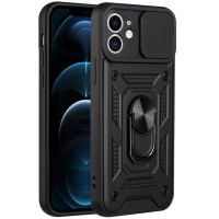 Чохол Ummi Camshield Serge Ring для Apple iPhone 11 (6.1") Чорний / Black