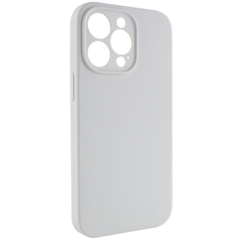 Чохол Silicone Case Full Camera Protective (AA) NO LOGO для Apple iPhone 13 Pro (6.1") Білий / White