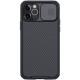 Карбонова накладка Nillkin Camshield (шторка на камеру) для Apple iPhone 12 Pro / 12 (6.1") Чорний / Black