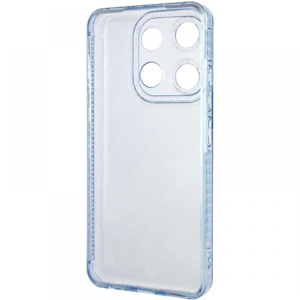 Чохол TPU Starfall Clear для Tecno Pop 7 Блакитний