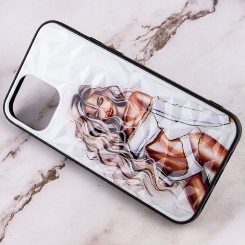 TPU+PC чохол Prisma Ladies для Apple iPhone 13 Pro (6.1") White