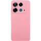 Чохол TPU GETMAN Liquid Silk Full Camera для Infinix Note 40 4G Рожевий / Pink