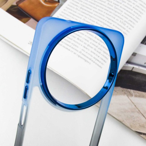 Чохол TPU+PC Fresh sip series для Xiaomi Redmi A3 Чорний / Синій