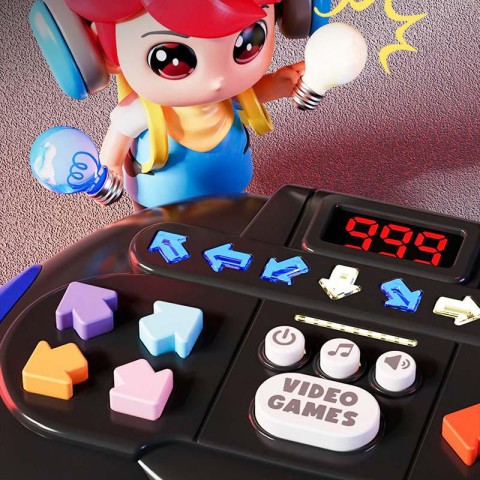 Інтерактивна консоль Ummi ME-204 Game Master (2 Gen) Blue