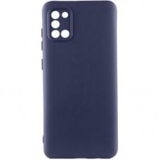 Чохол TPU GETMAN Liquid Silk Full Camera для Samsung Galaxy A31 Синій / Midnight Blue