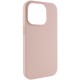 Чохол Silicone Case Full Protective (AA) NO LOGO для Apple iPhone 14 Pro Max (6.7") Рожевий / Pink Sand