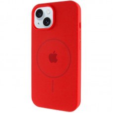 Чохол Silicone Case Full Protective (AA) with MagSafe для Apple iPhone 15 Plus (6.7") Червоний / Red