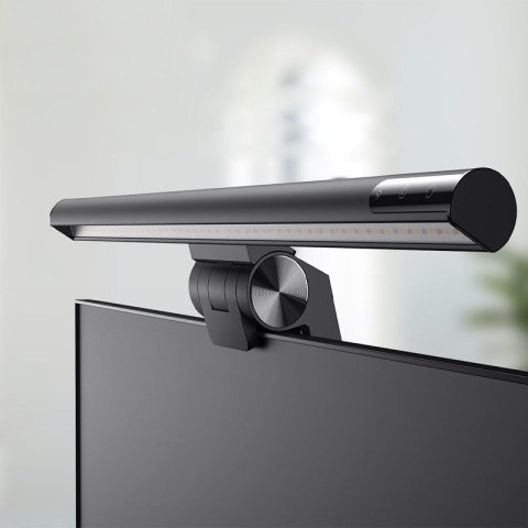 LED лампа для комп'ютера Baseus I-Wok Stepless Dimming Screen Hanging (Youth) Чорний