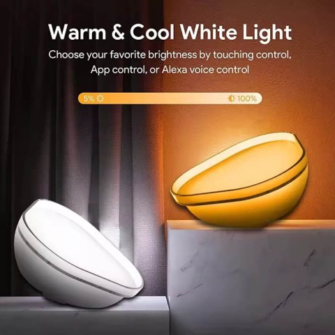 Настільний світильник SAL-009B Bluetooth USB interface with app White