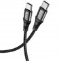 Дата кабель Hoco X50 "Excellent" Type-C to Type-C (2m) Чорний