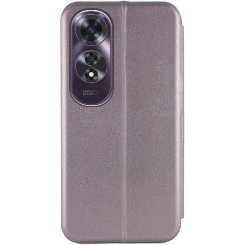 Шкіряний чохол-книжка Classy для Oppo A60 4G Сірий