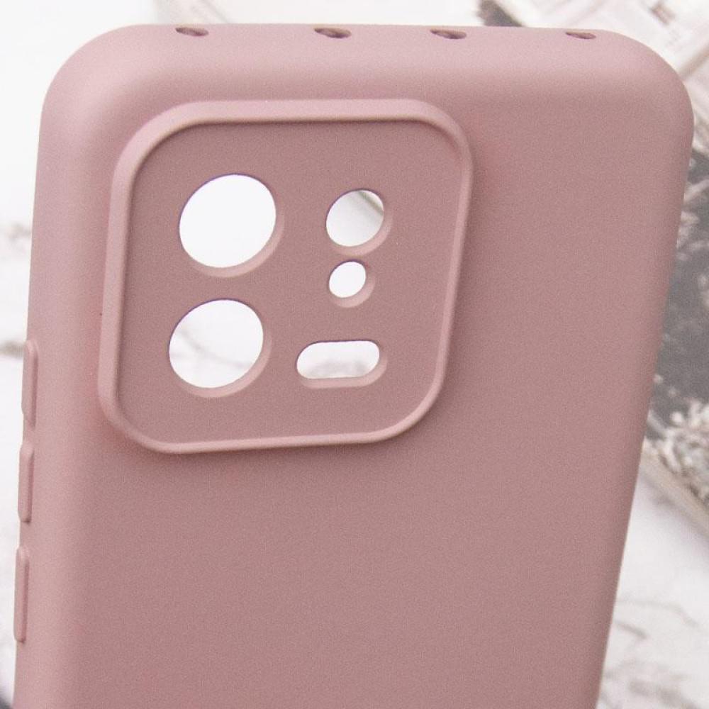 Чохол TPU GETMAN Liquid Silk Full Camera для Xiaomi 13 Pro Рожевий / Pink Sand