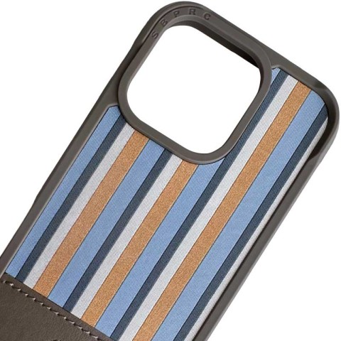 Шкіряний чохол Polo Santa Barbara Isaac для Apple iPhone 16 Pro (6.3") Titanium grey