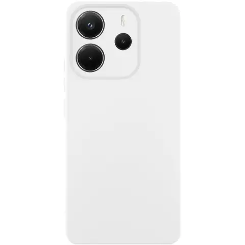 Чохол Silicone Cover Lakshmi Full Camera (AA) для Xiaomi Redmi Note 14 4G (Europe version) Білий / White