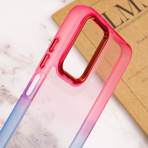 Чохол TPU+PC Fresh sip series для Realme C67 4G Синій / Рожевий