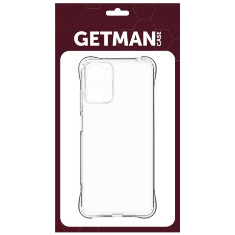 TPU чохол GETMAN Ease logo посилені кути Full Camera для Motorola Moto G05 / E15 Безбарвний (прозорий)