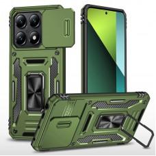 Ударостійкий чохол Camshield Army Ring для Xiaomi 14T Pro Оливковий / Army Green