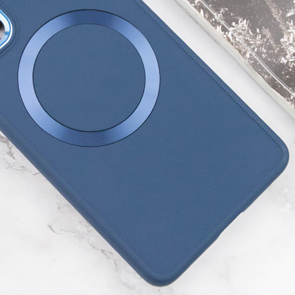 TPU чохол Bonbon Metal Style with MagSafe для Samsung Galaxy A25 5G Синій / Cosmos Blue
