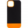 Чохол TPU+PC Bichromatic для Apple iPhone 12 Pro Max (6.7") Black / Orange