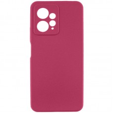 Чохол Silicone Cover Lakshmi Full Camera (AAA) для Xiaomi Redmi Note 12 4G Бордовий / Plum