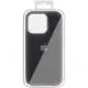 Чохол Silicone Case (AA) Logo with MagSafe для Apple iPhone 11 (6.1") Чорний / Black