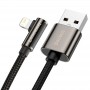 Дата кабель Baseus Legend Series Elbow USB to Lightning 2.4A (2m) (CALCS-A01) Black