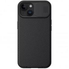 Карбонова накладка Nillkin CamShield Pro для Apple iPhone 15 (6.1") Black