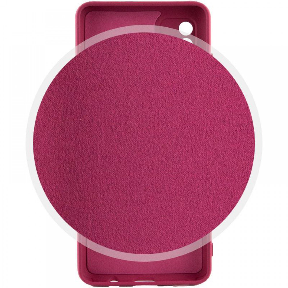 Чохол TPU GETMAN Liquid Silk Full Camera для Xiaomi 12T / 12T Pro Бордовий / Marsala
