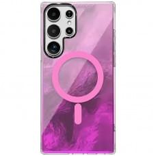 Чохол TPU Shiny Mountain (MagFit) для Samsung Galaxy S26 Ultra Pink