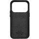 Чохол шкіряний Leather Case (AA) with MagSafe and Animation для Apple iPhone 17 Pro Max (6.9") Black