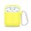 Силіконовий футляр з карабіном для навушників AirPods Жовтий / Bright Yellow