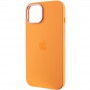 Чохол Silicone Case Metal Buttons (AA) для Apple iPhone 12 Pro / 12 (6.1") Помаранчевий / Marigold