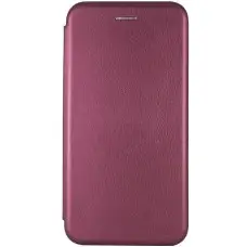 Шкіряний чохол-книжка Classy для Samsung Galaxy M54 5G Бордовий