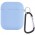 Силіконовий футляр з мікрофіброю для навушників Airpods 1/2 Блакитний / Lilac Blue