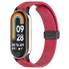 Ремінець Line Magnetic для Xiaomi Mi Band 9/8 Червоний / Red