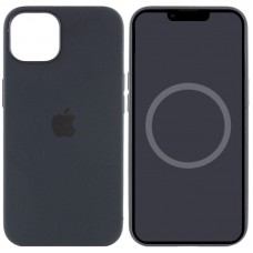 Чохол Silicone case (AAA) full with Magsafe and Animation для Apple iPhone 13 (6.1") Чорний / Midnight