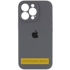Чохол Silicone Case Full Camera Protective (AA) для Apple iPhone 17 Pro Max (6.9") Сірий / Dark Gray