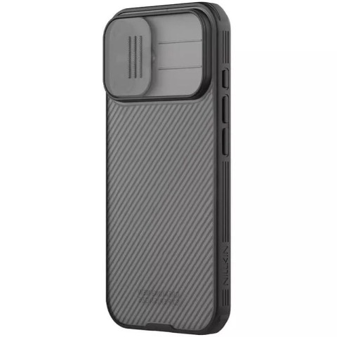 Карбонова накладка Nillkin CamShield Pro для Apple iPhone 17 (6.3") Transparent black