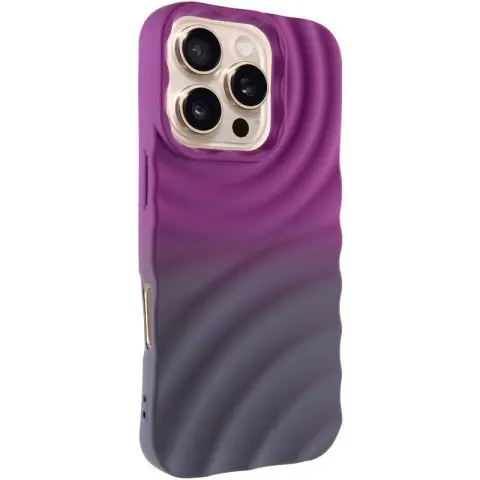 Чохол TPU ColorWave для Apple iPhone 16 Pro (6.3") Purple / Gray
