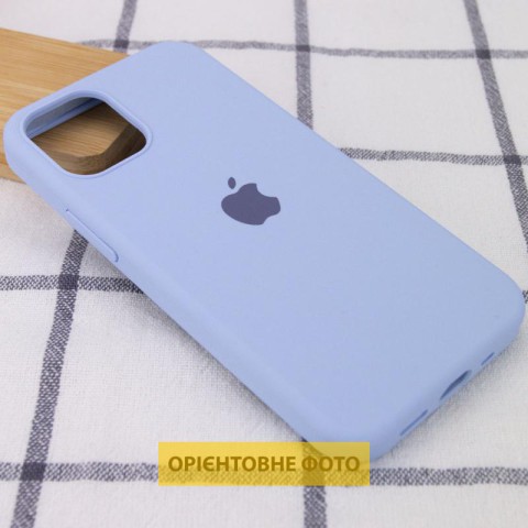 Чохол Silicone Case Full Protective (AA) для Apple iPhone 16 Plus (6.7") Блакитний / Lilac Blue