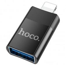 Перехідник Hoco UA17 Lightning Male to USB Female USB2.0 Чорний