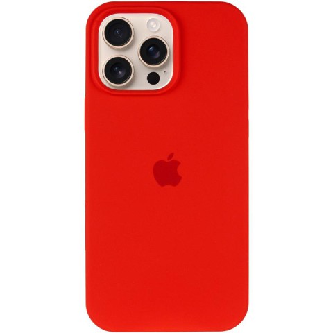 Чохол Silicone Case Full Protective (AA) для Apple iPhone 16 Pro Max (6.9") Червоний / Red