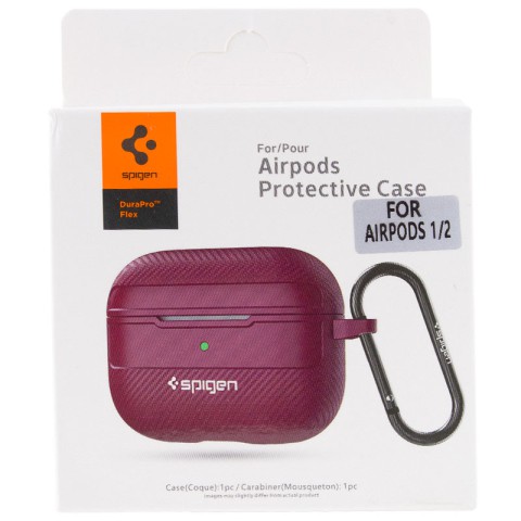 Футляр SGP Shockproof для навушників Airpods 1/2 Plum