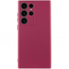 Чохол Silicone Cover Ummi Lakshmi Full Camera (AA) для Samsung Galaxy S26 Ultra Бордовий / Marsala