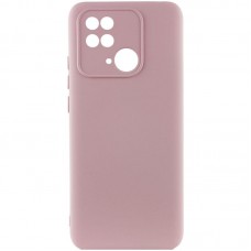 Чохол Silicone Cover Ummi Lakshmi Full Camera (AA) для Xiaomi Redmi 10C Рожевий / Pink Sand